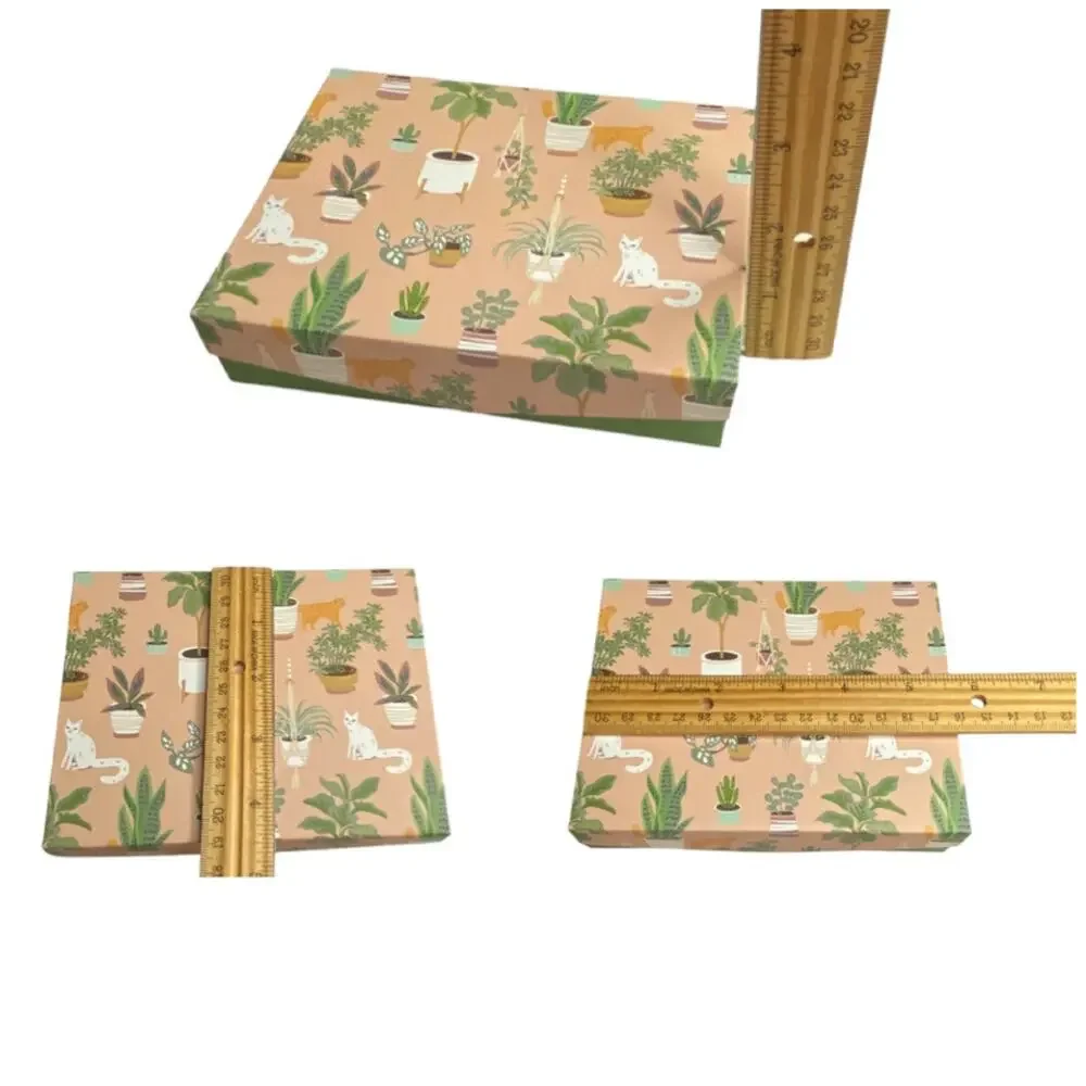 American Greetings Cats & Houseplants Stationery Note Cards Set Magnetic Box